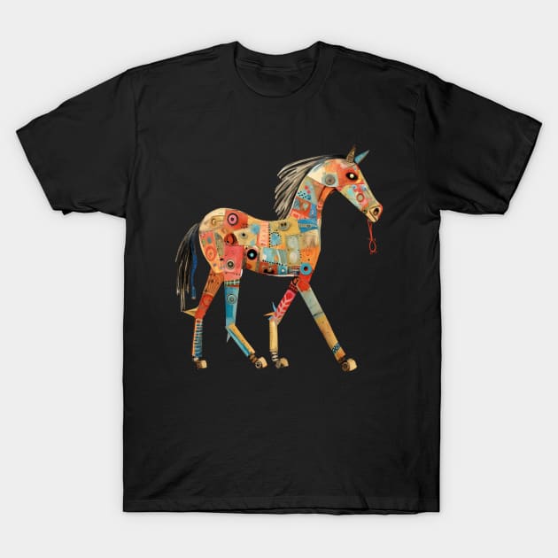 Whimsical Cute Horse T-Shirt by 1AlmightySprout